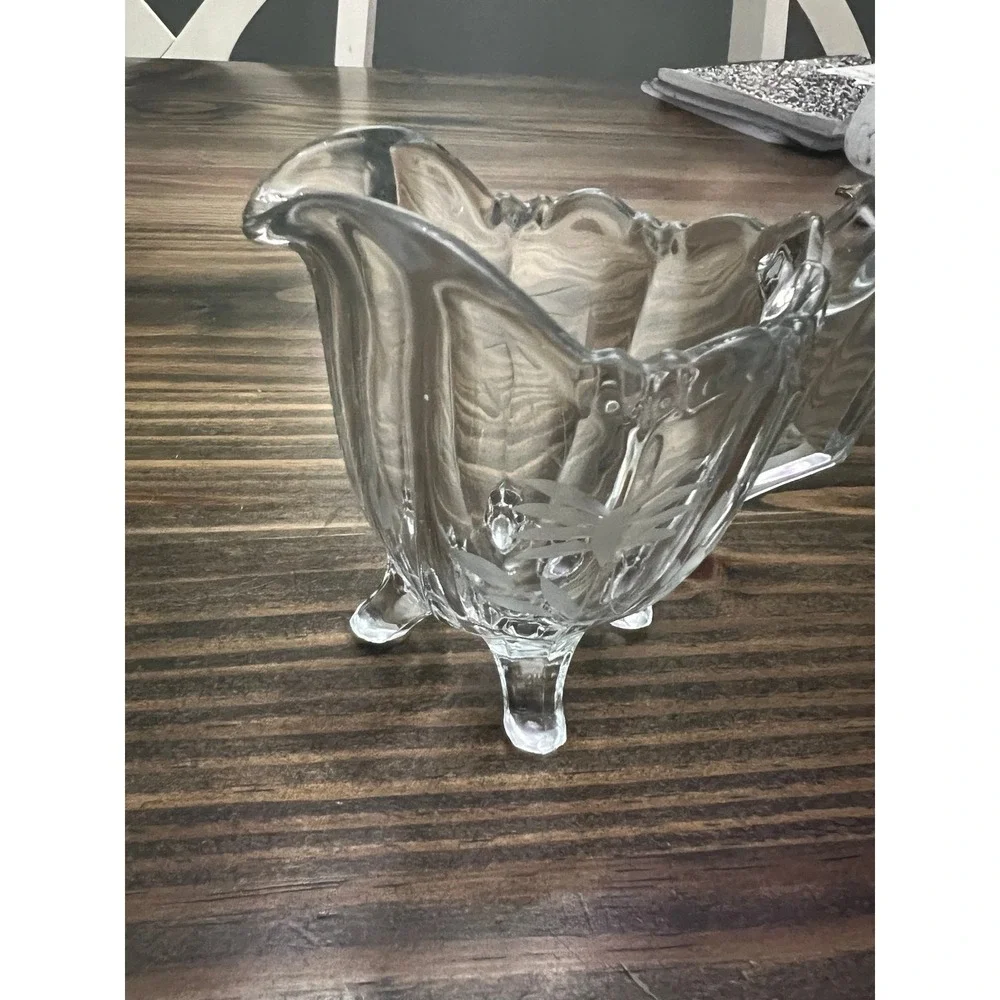 N/A etched floral